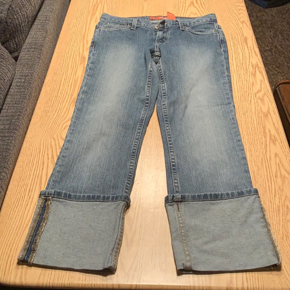 Calvin Klein choice cropped cuffed jeans size 26